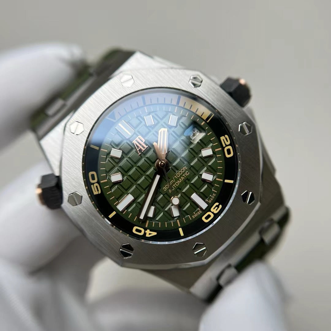 APW Royal Oak Offshore Diver Green Dial