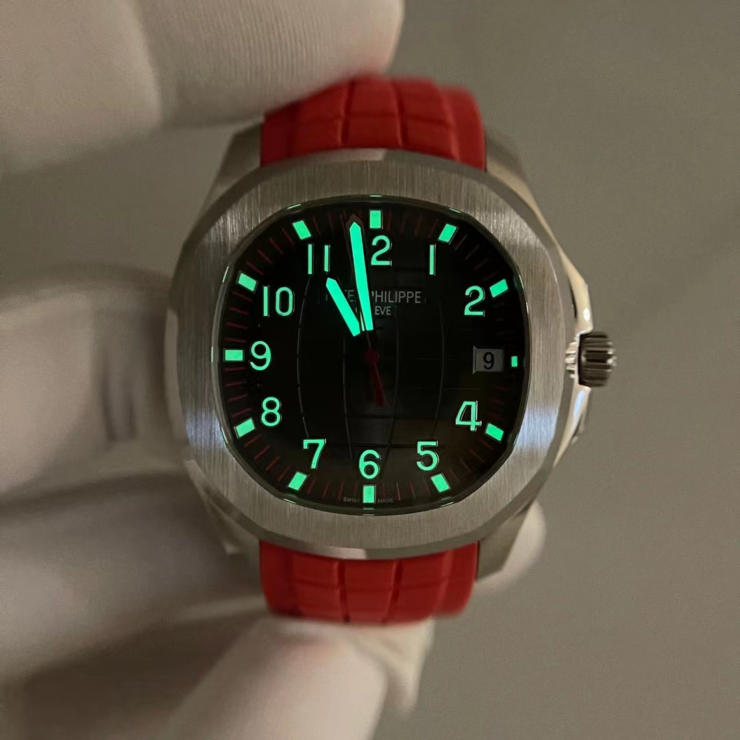 PTP Aquanaut (silver & red dial)