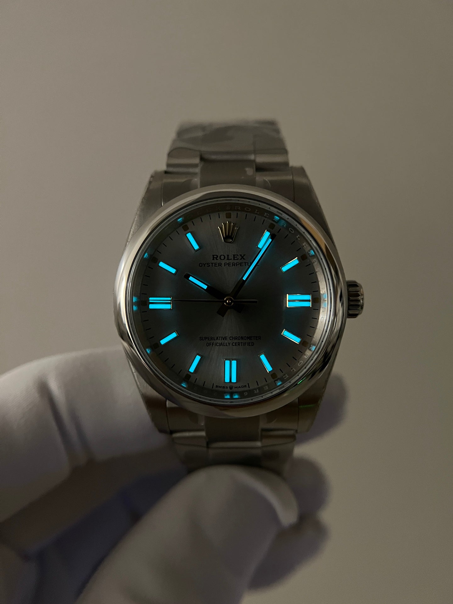 RLX Oyster Perpetual (Reference 124300 Silver Dial)