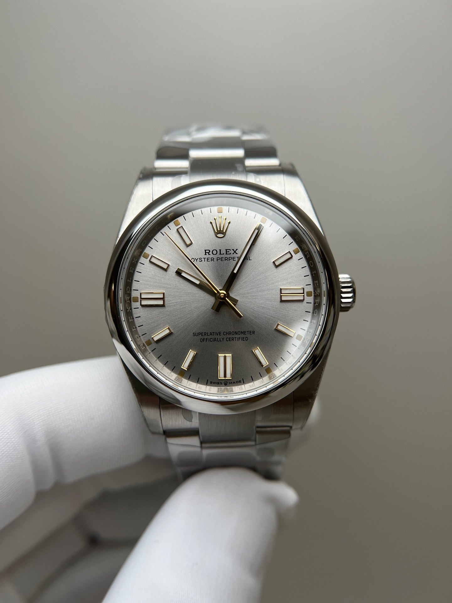 RLX Oyster Perpetual (Reference 124300 Silver Dial)