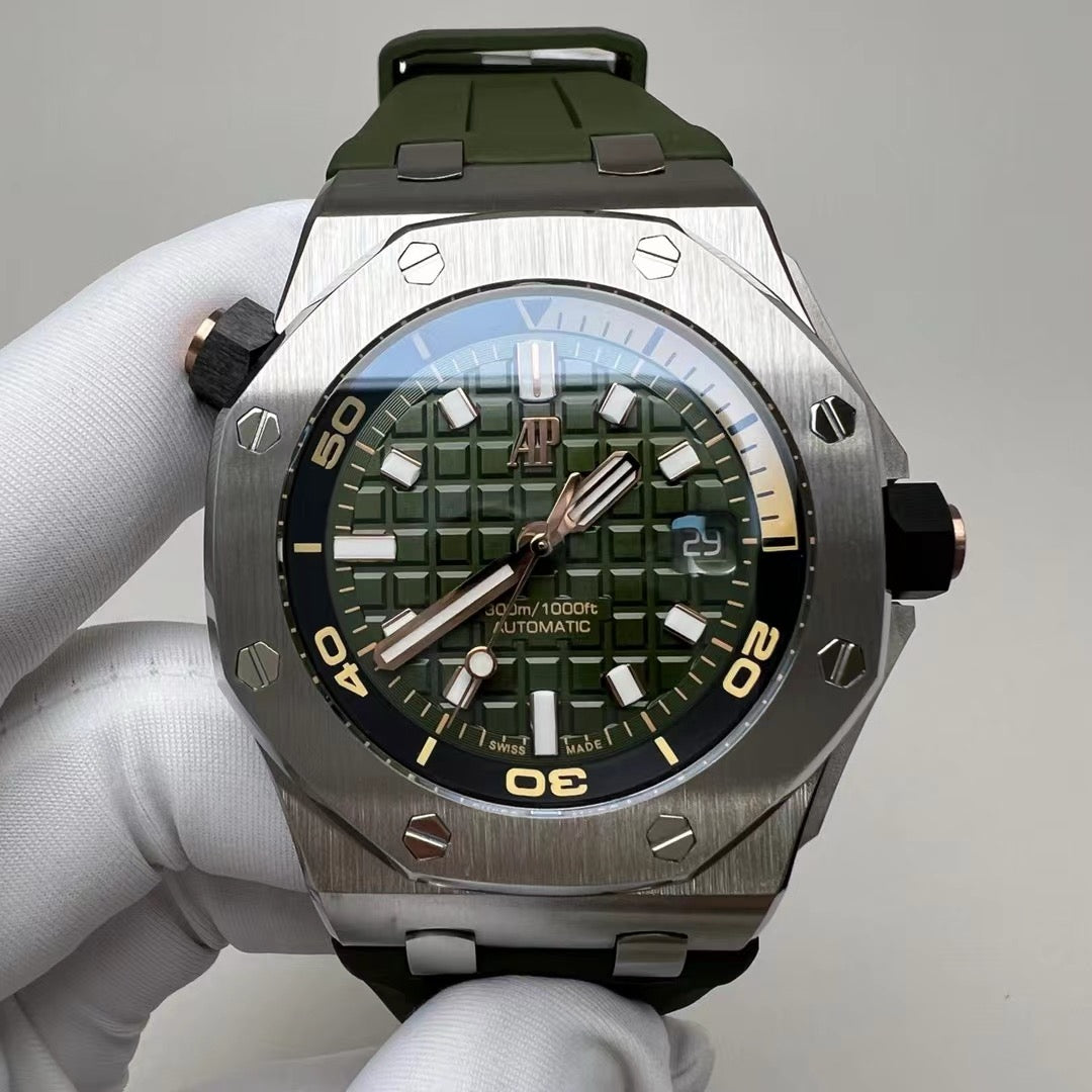 APW Royal Oak Offshore Diver Green Dial