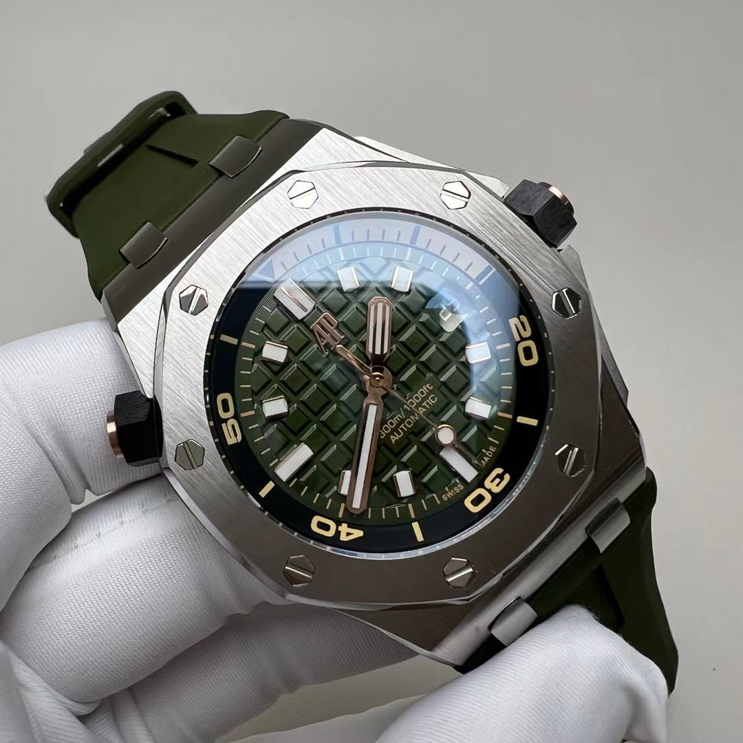 APW Royal Oak Offshore Diver Green Dial