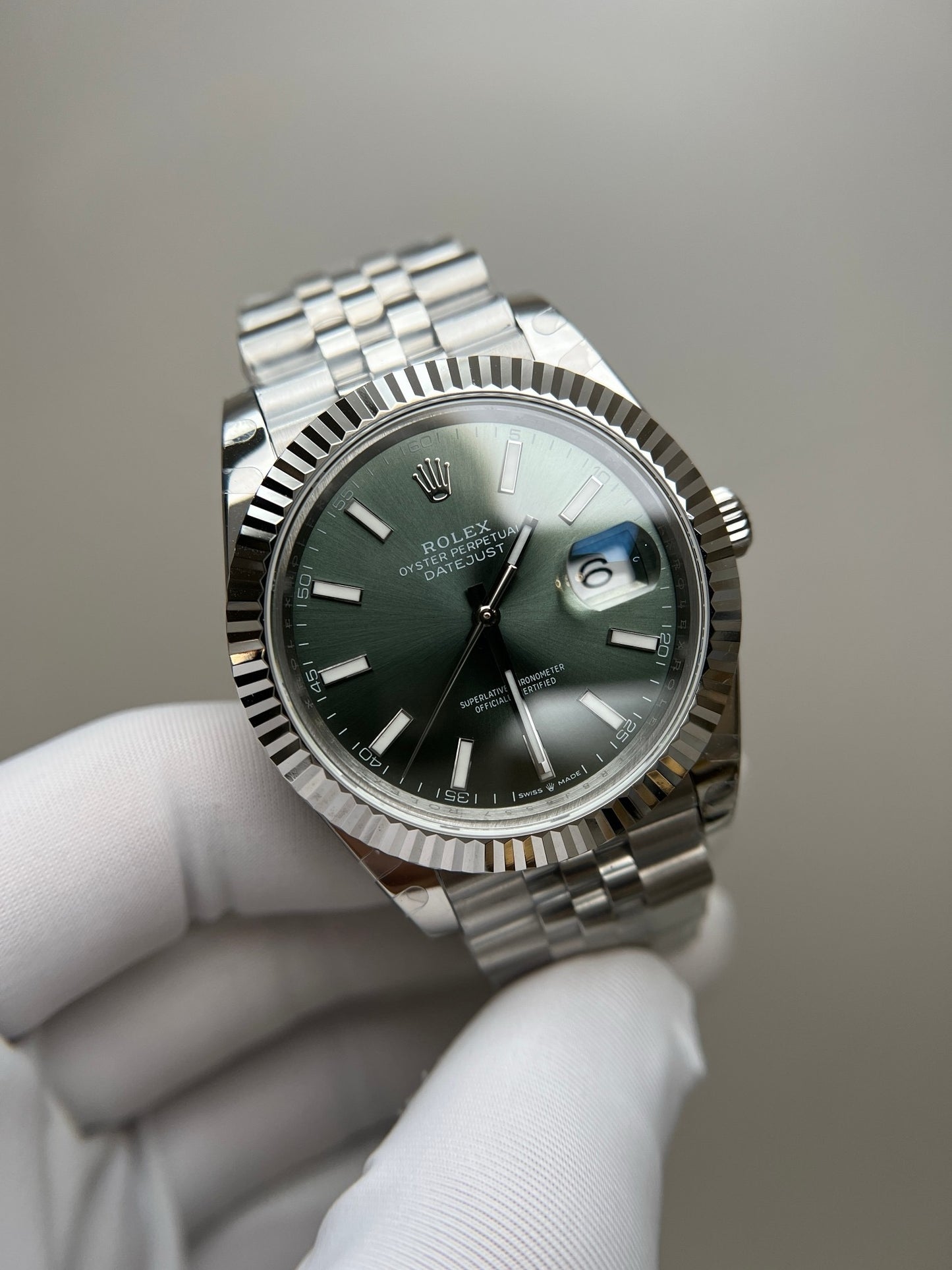 RLX Datejust Mint Green Dial
