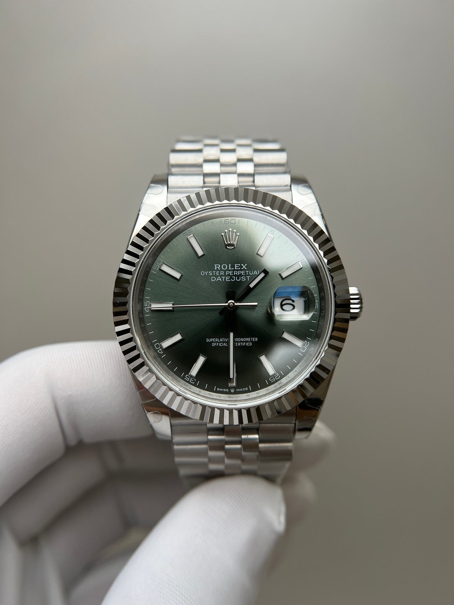 RLX Datejust Mint Green Dial