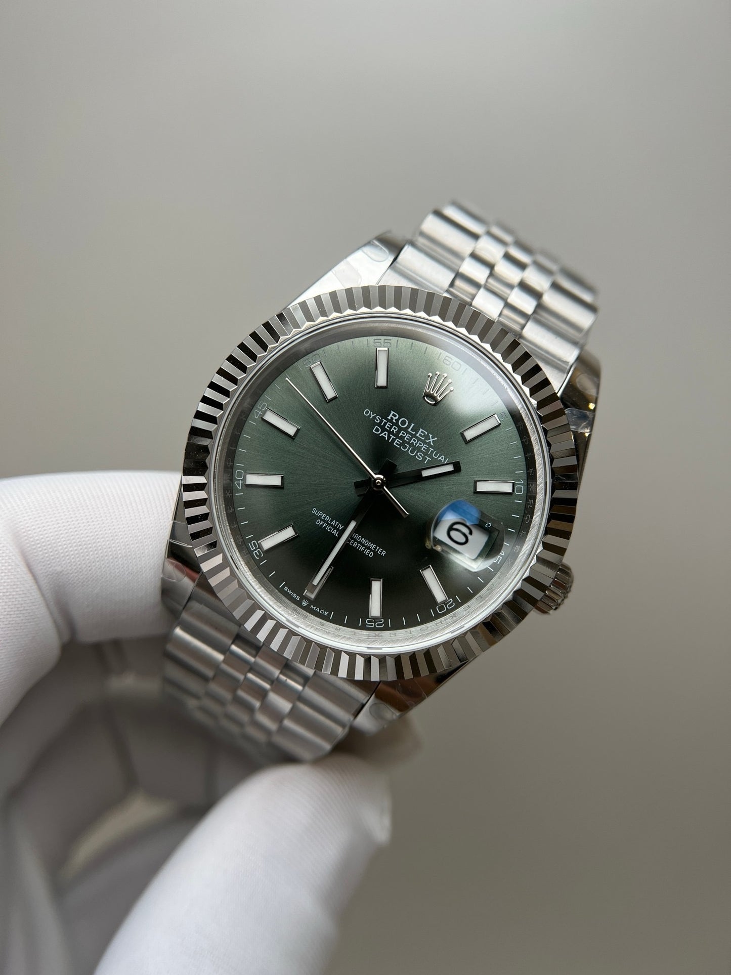 RLX Datejust Mint Green Dial