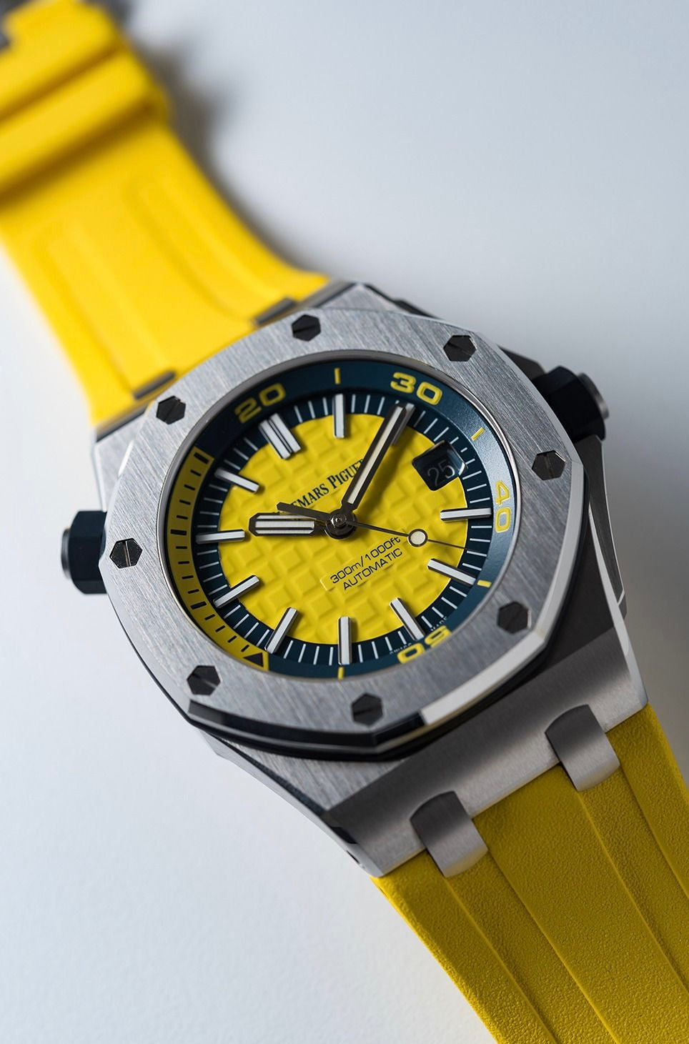 APW Royal Oak Offshore Diver Yellow Dial