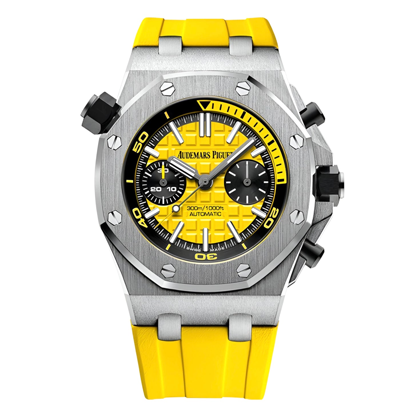 APW Royal Oak Offshore Diver Yellow Dial