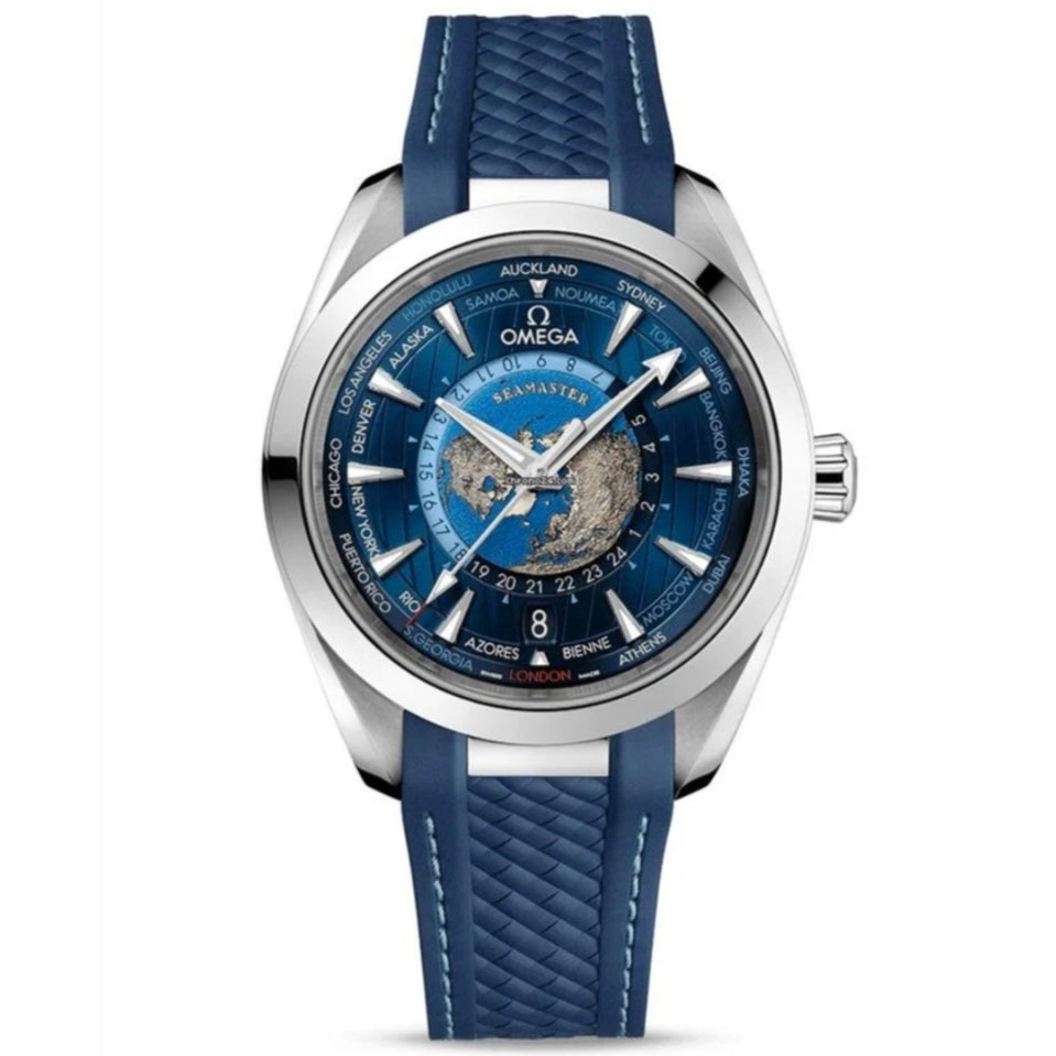 OMG Seamaster Aqua Terra Worldtimer (Blue Dial)