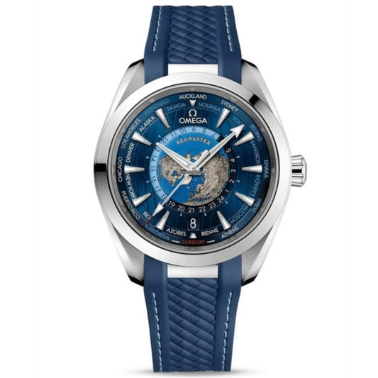 OMG Seamaster Aqua Terra Worldtimer (Blue Dial)
