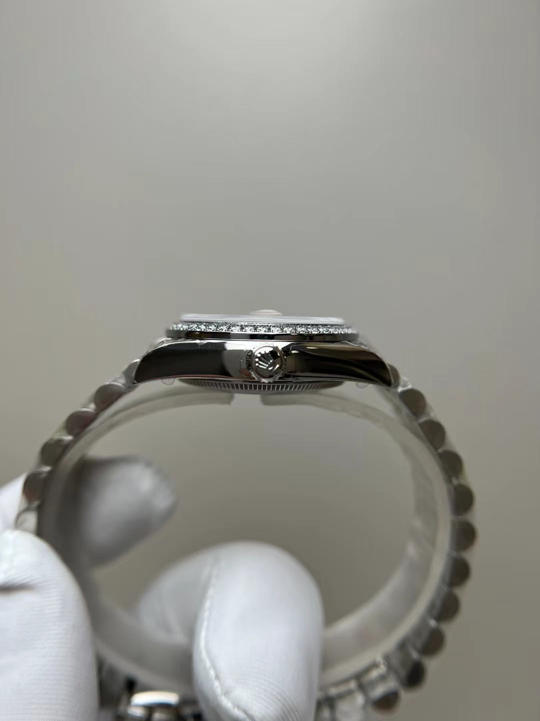RLX Datejust Pink Sunray dial