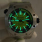 APW Royal Oak offshore diver (bright green dial)