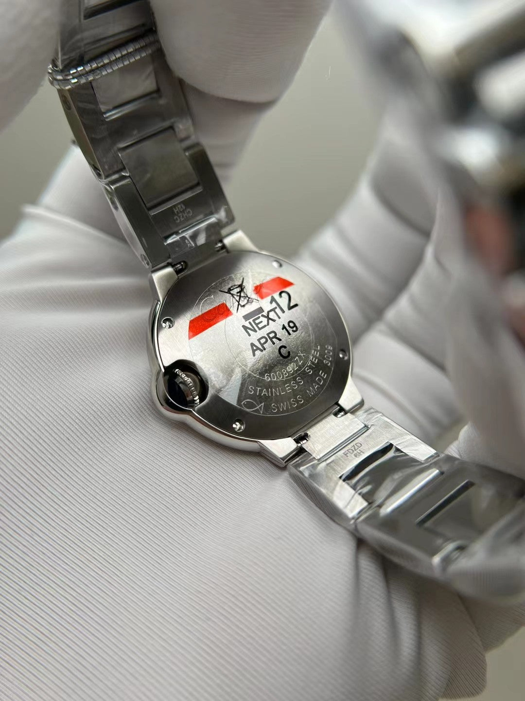 CRT Ballon Bleu (Steel, White Dial)