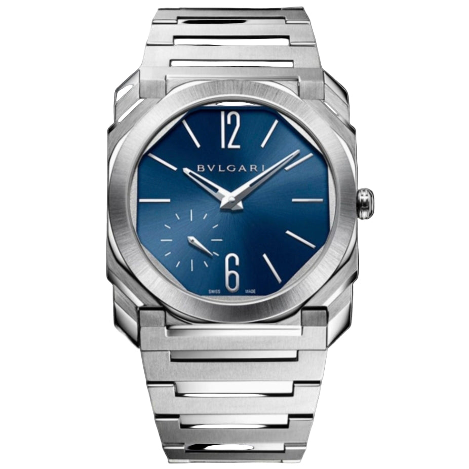 BLG Octo Finissimo Automatic (Steel, Blue Dial)