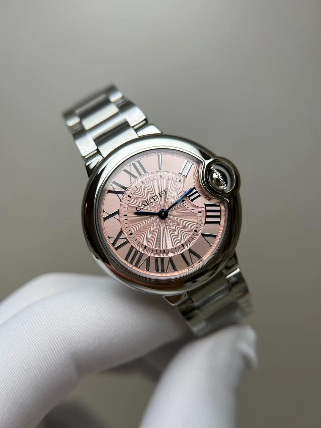 CRT Ballon Bleu (Pink Dial, Two-Tone)
