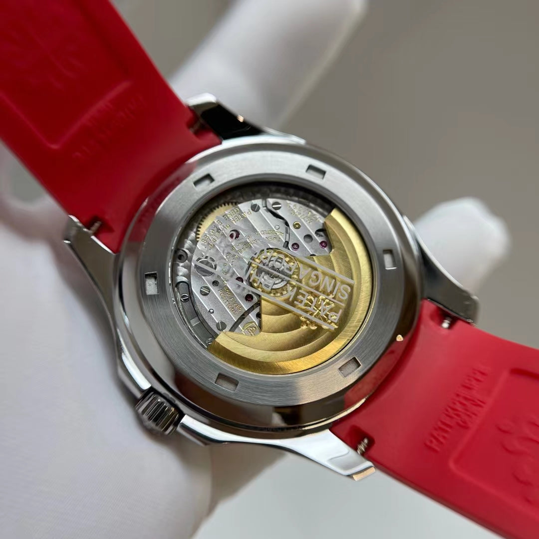 PTP Aquanaut (silver & red dial)