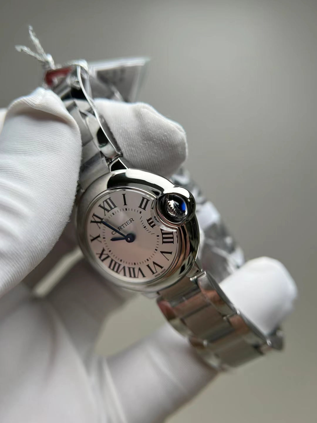 CRT Ballon Bleu (Steel, White Dial)