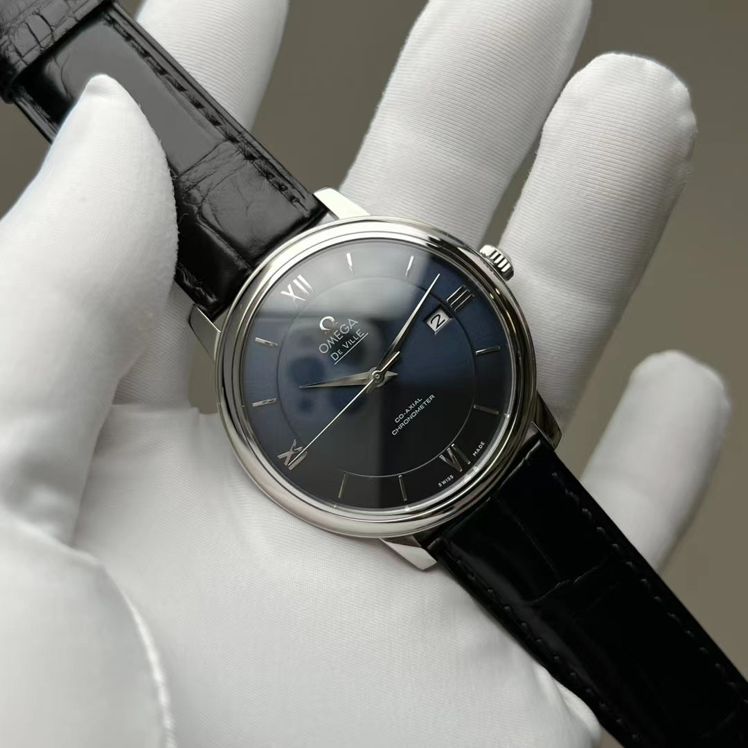 OMG De Ville Co-Axial Chronometer (Blue dial)
