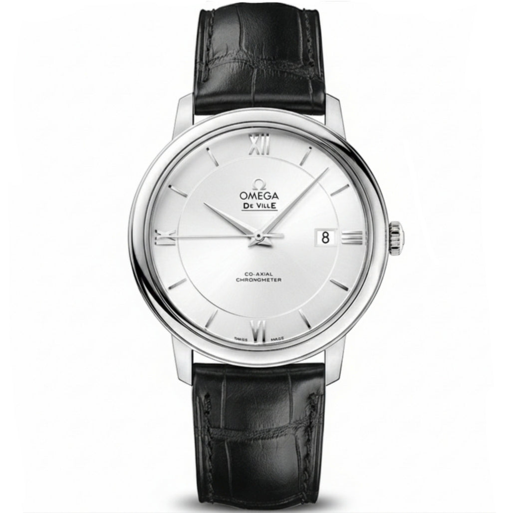OMG De Ville Co-Axial Chronometer (Silver dial)