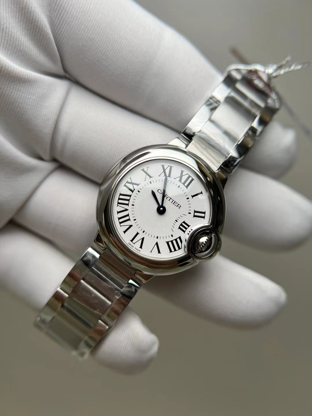 CRT Ballon Bleu (Steel, White Dial)