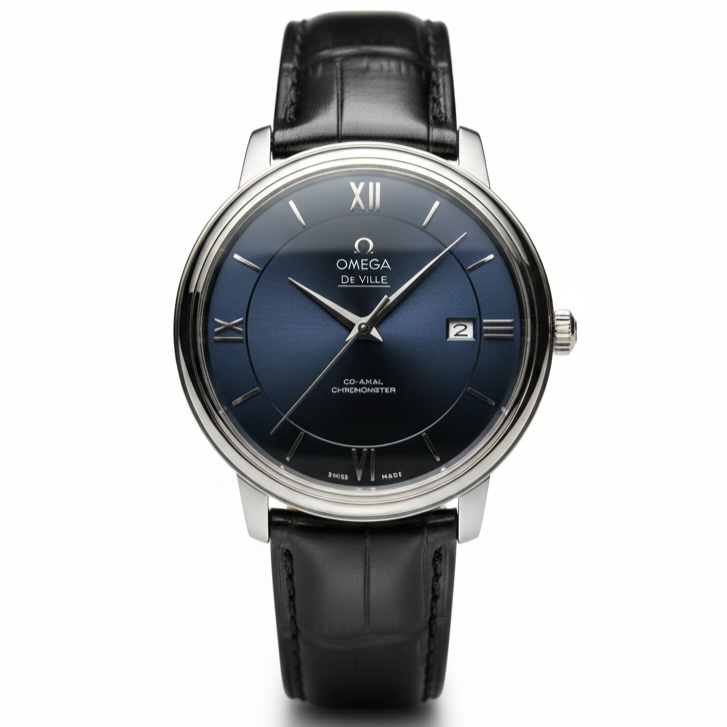 OMG De Ville Co-Axial Chronometer (Blue dial)