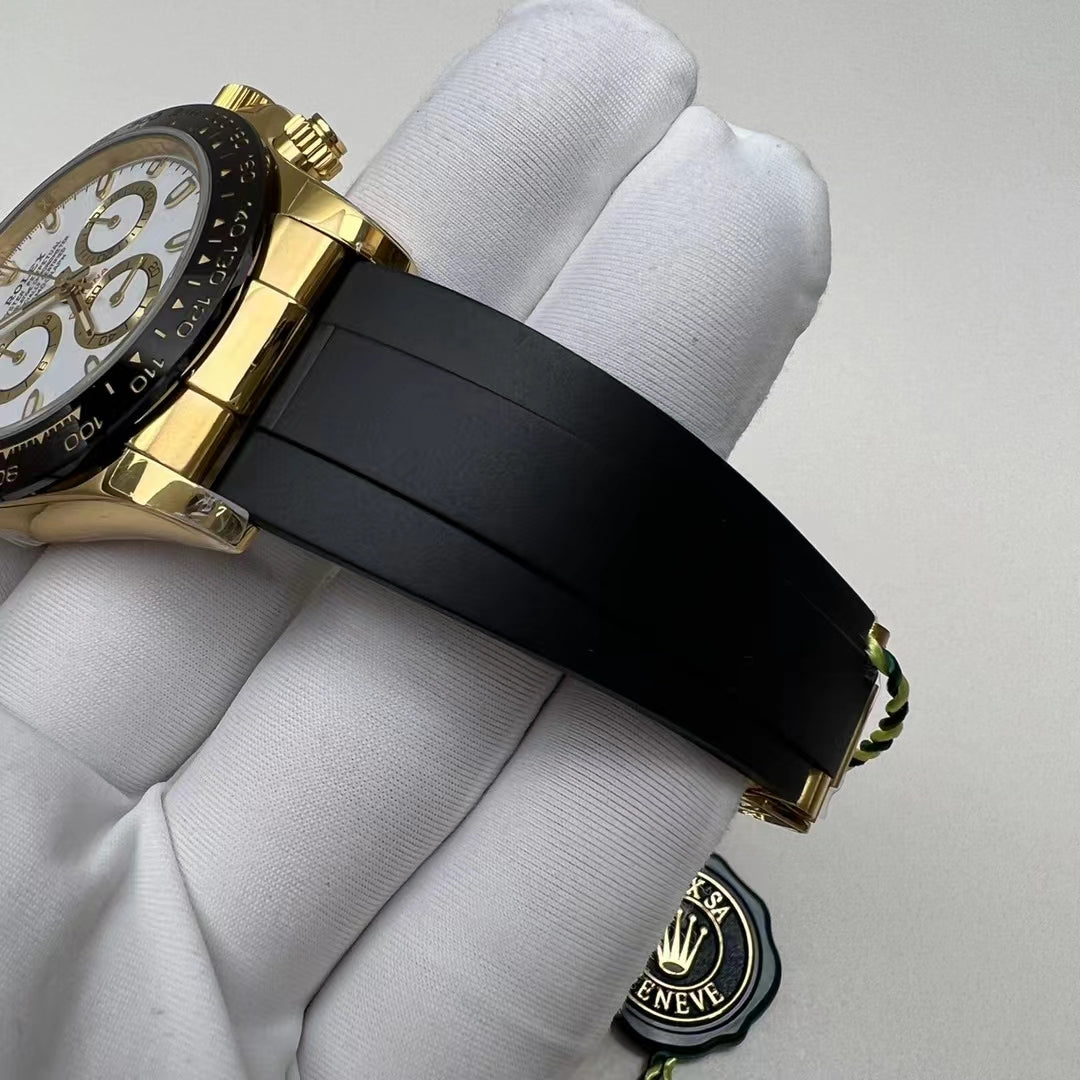 RLX Cosmograph Daytona (White with yellow gold outlined subdials)