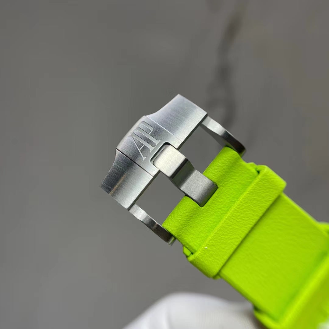 APW Royal Oak offshore diver (bright green dial)