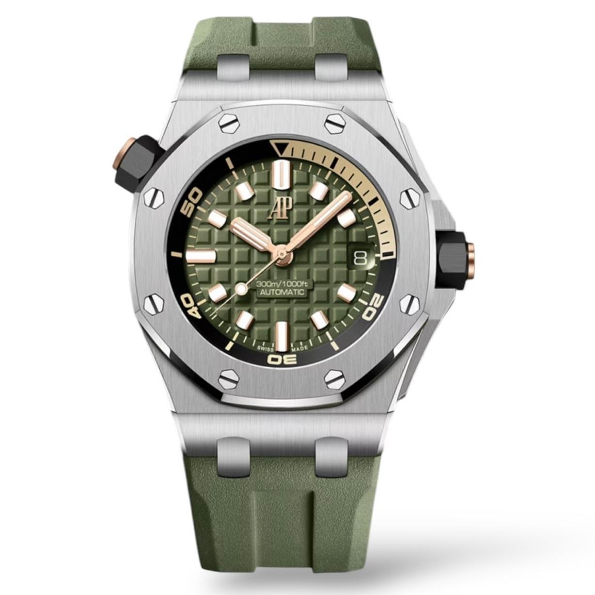 APW Royal Oak Offshore Diver Green Dial