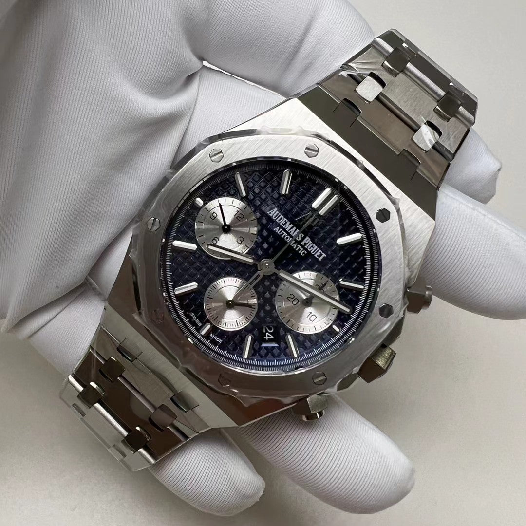APW Royal Oak Chronograph (Blue & silver dial)