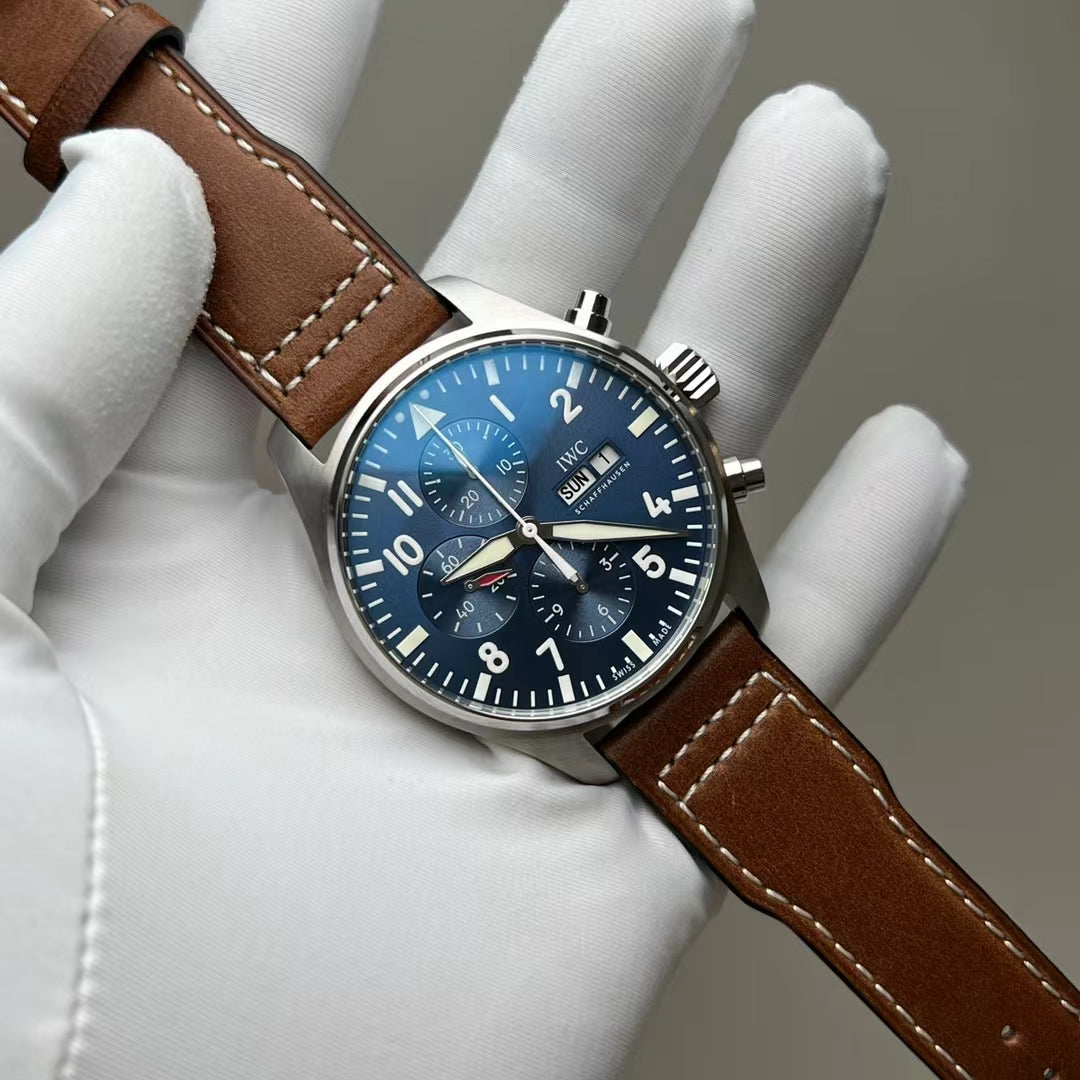 IW Pilot's Watch Chronograph (Blue dial)