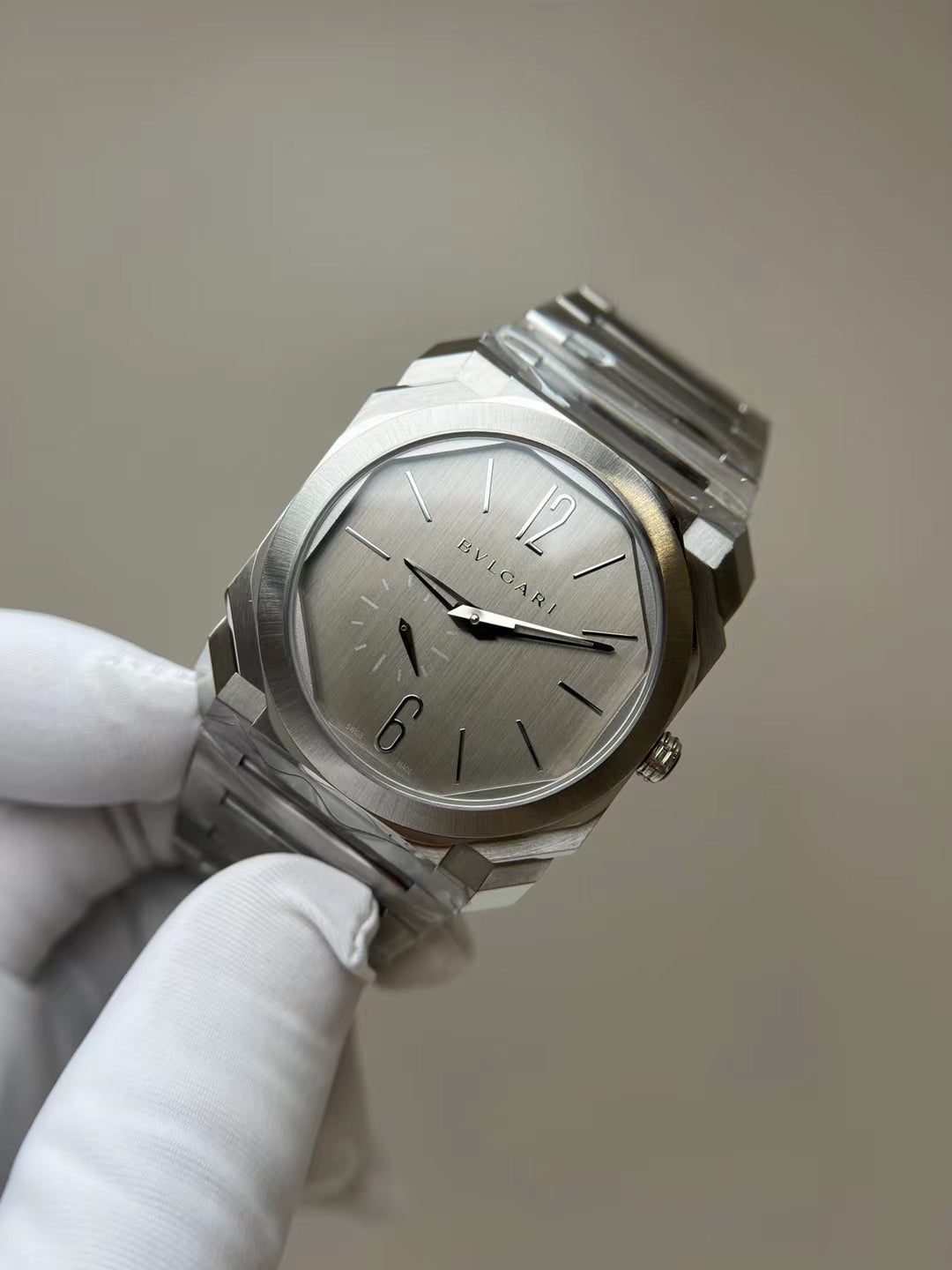 BLG Octo Finissimo Automatic (Steel, Grey Dial)
