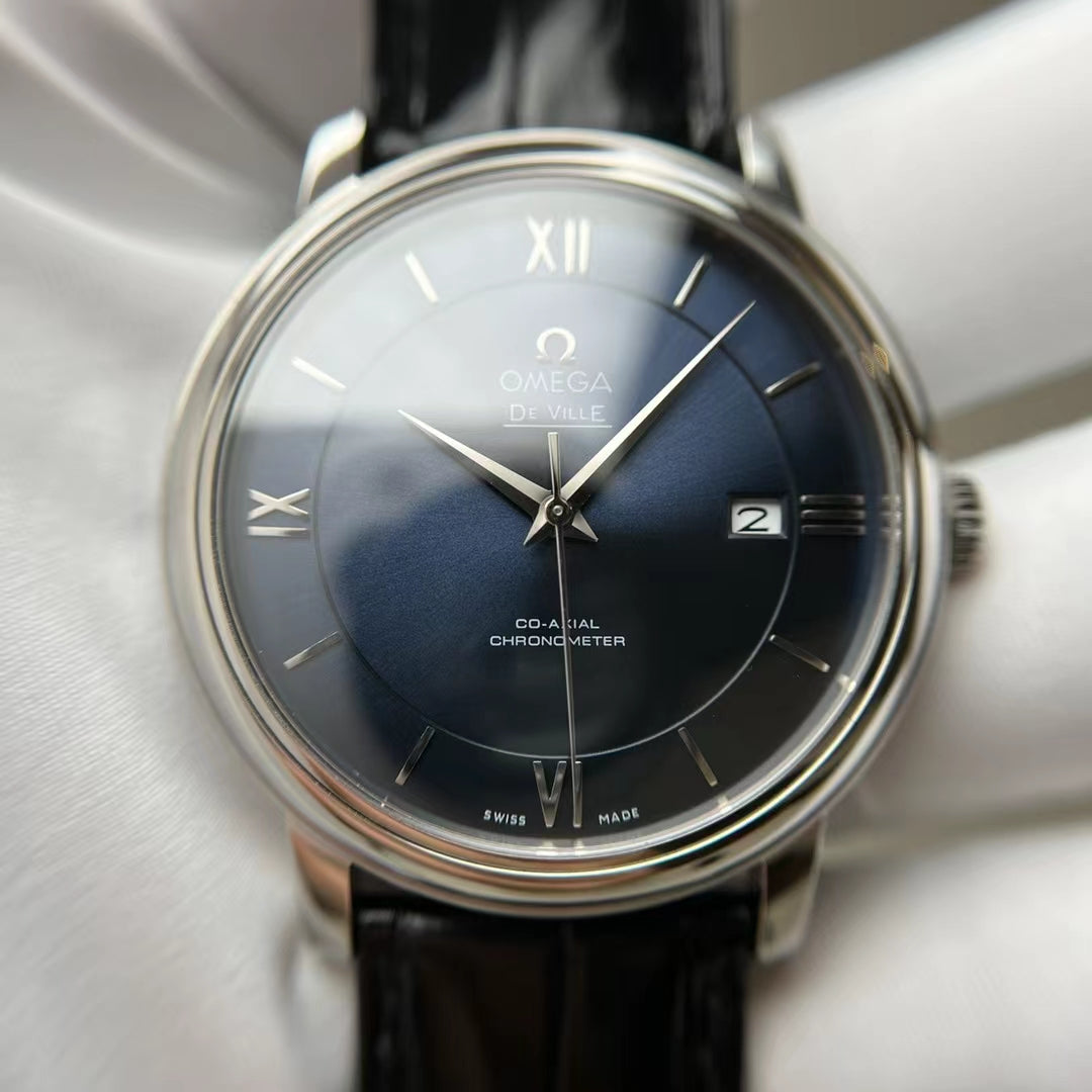 OMG De Ville Co-Axial Chronometer (Blue dial)