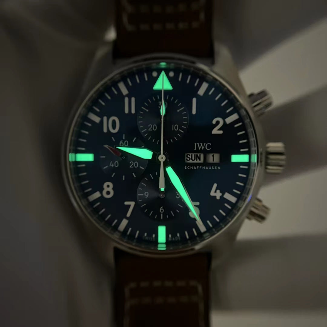 IW Pilot's Watch Chronograph (Blue dial)