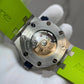 APW Royal Oak offshore diver (bright green dial)