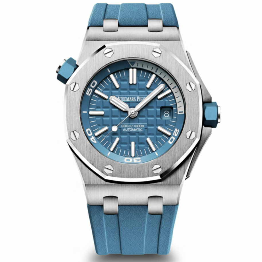 APW Royal Oak offshore diver (Sky blue dial)