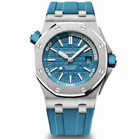 APW Royal Oak offshore diver (Sky blue dial)