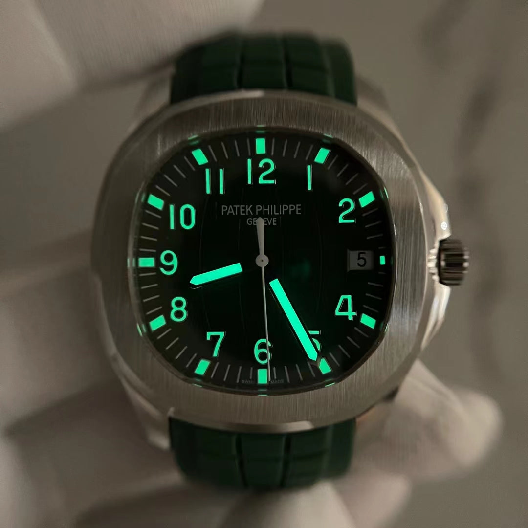 PTP Aquanaut (Travel Time or similar, Green Dial)