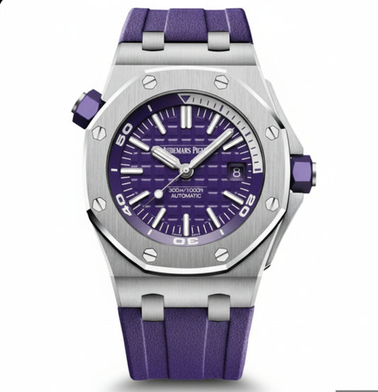 APW Royal Oak offshore diver (purple dial)