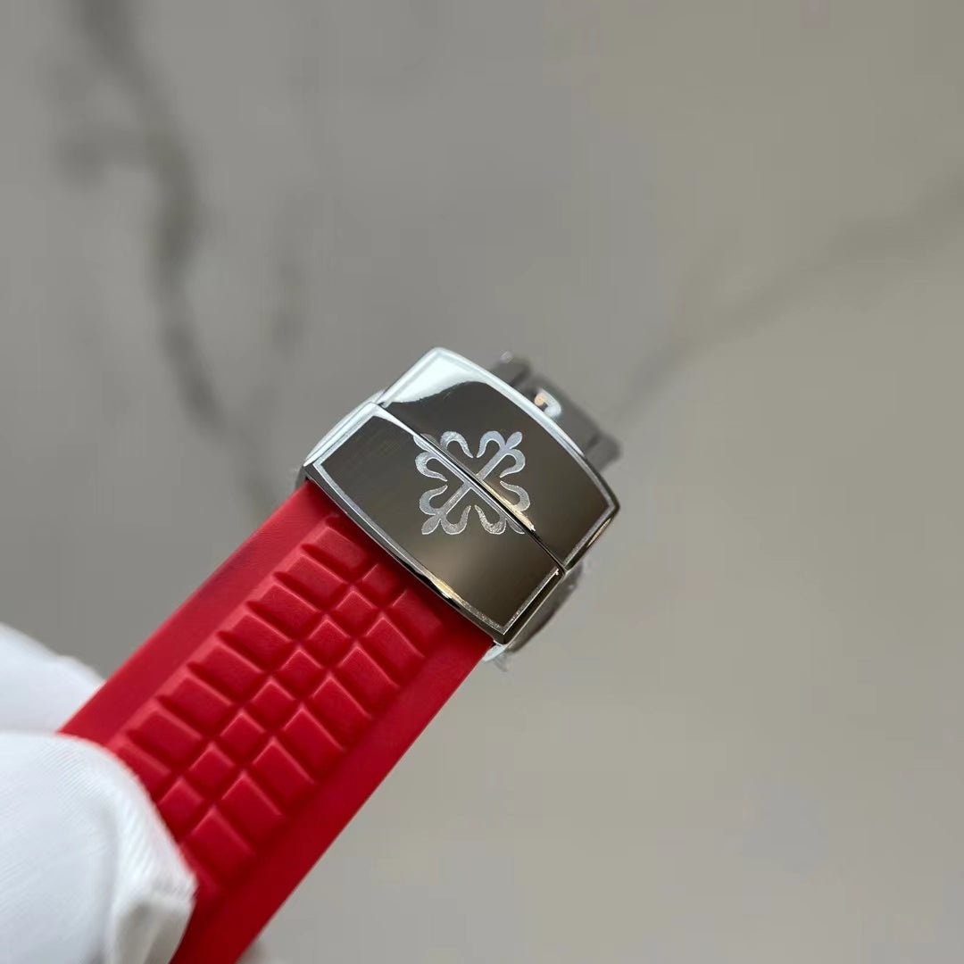 PTP Aquanaut (silver & red dial)