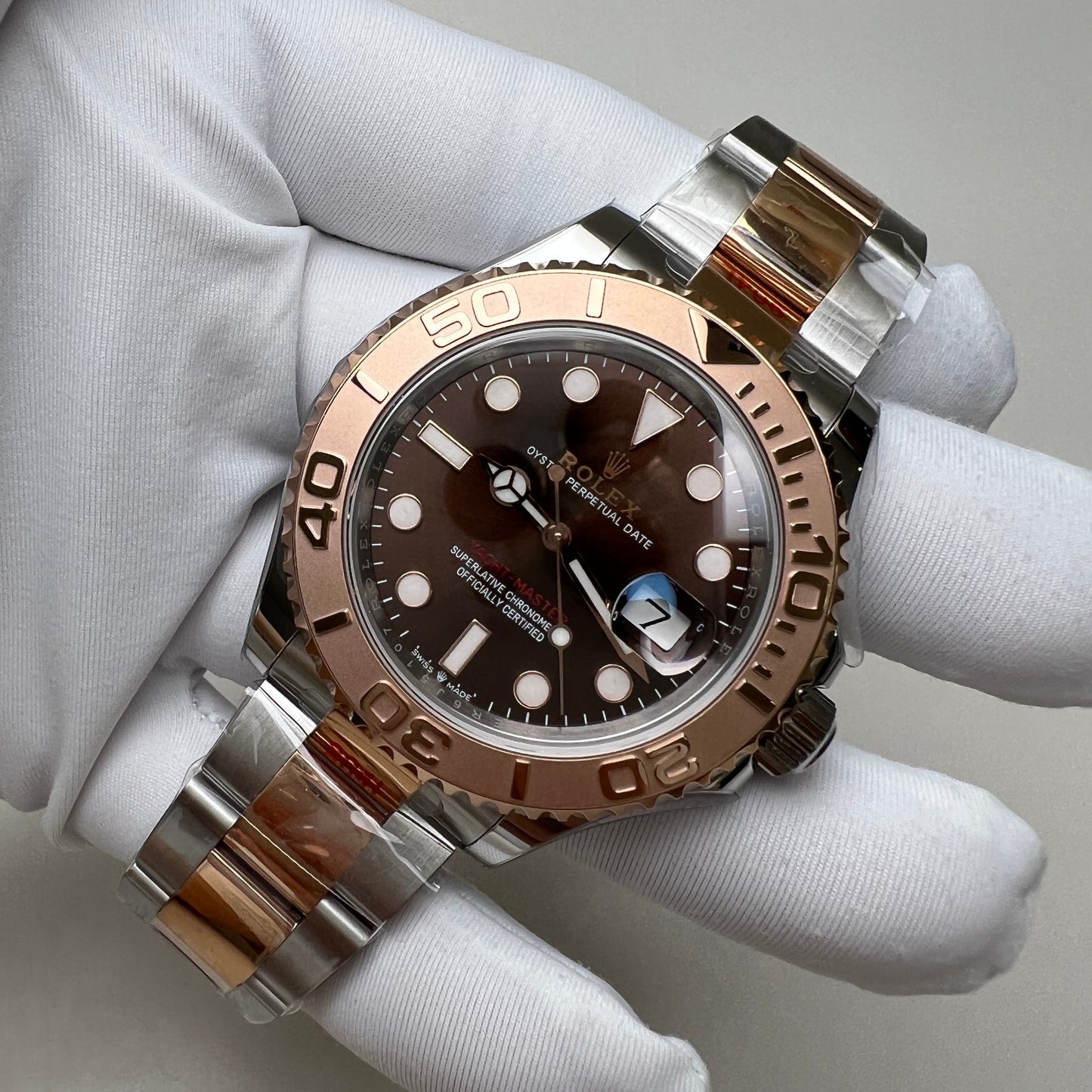 RLX Yacht-Master 40 (Everose Rolesor / Chocolate Dial)