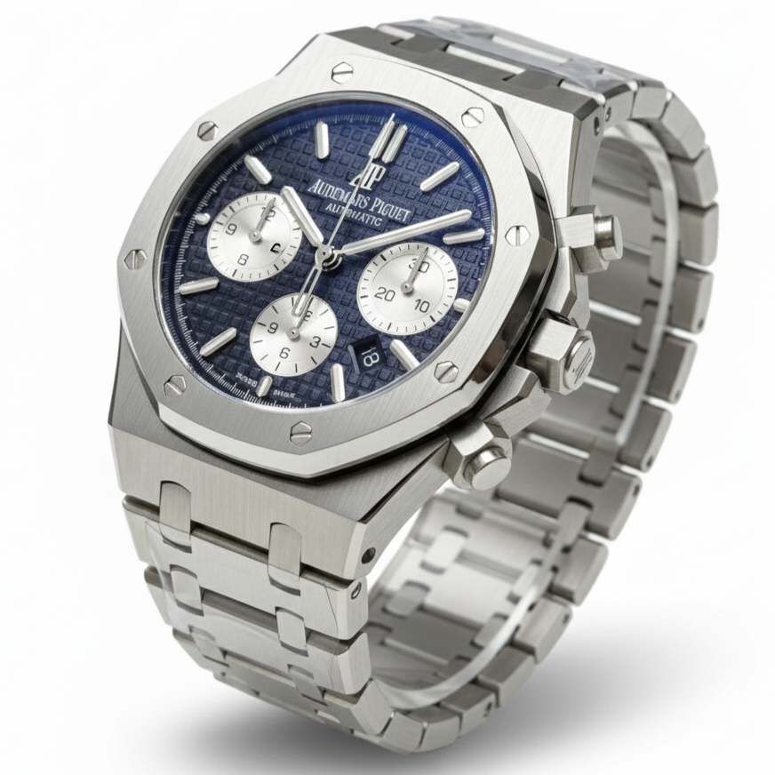 APW Royal Oak Chronograph (Blue & silver dial)