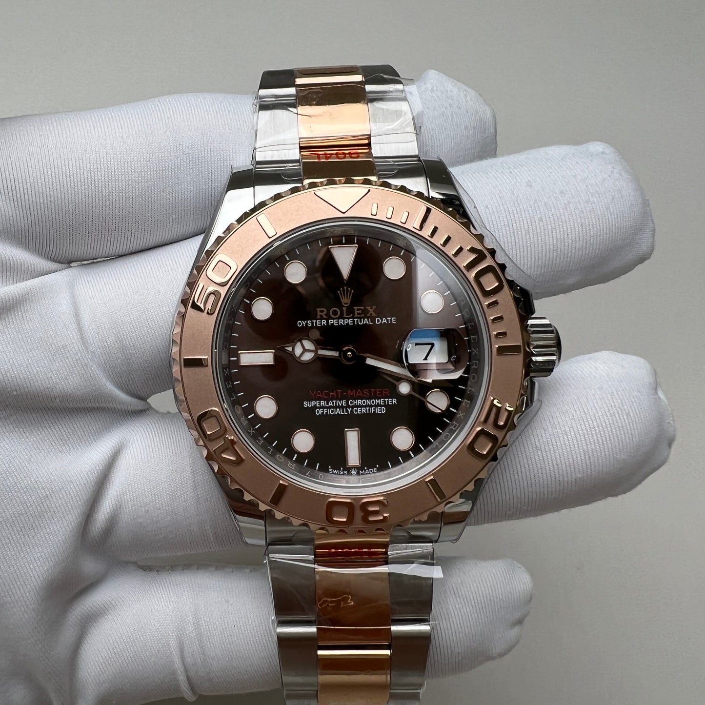 RLX Yacht-Master 40 (Everose Rolesor / Chocolate Dial)