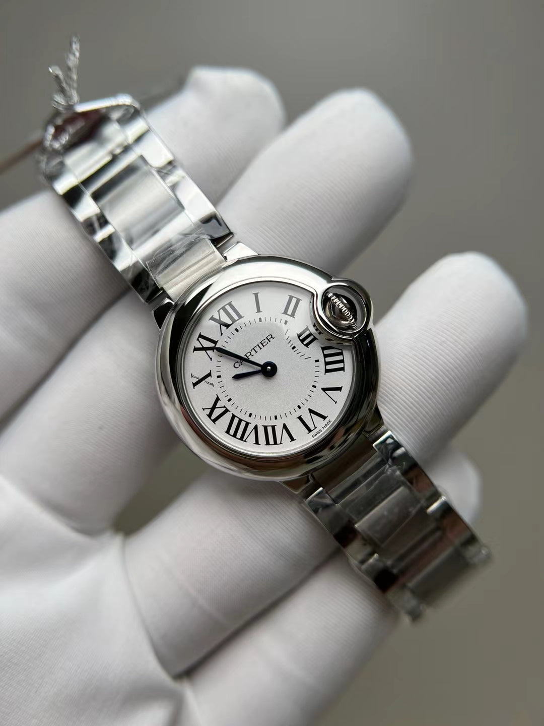 CRT Ballon Bleu (Steel, White Dial)