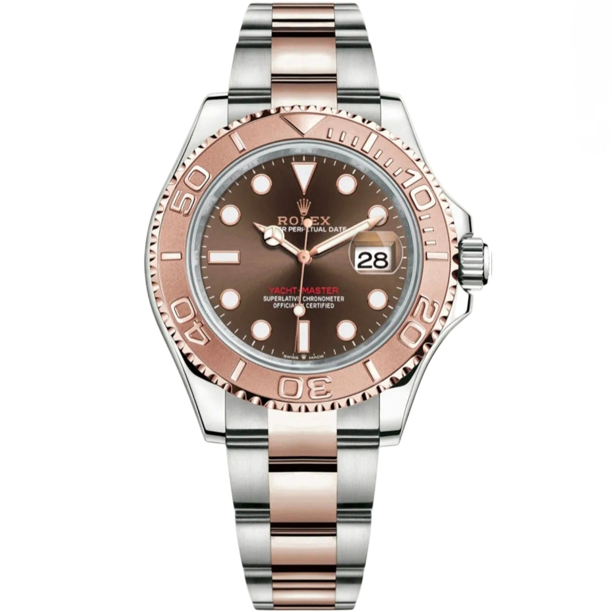 RLX Yacht-Master 40 (Everose Rolesor / Chocolate Dial)