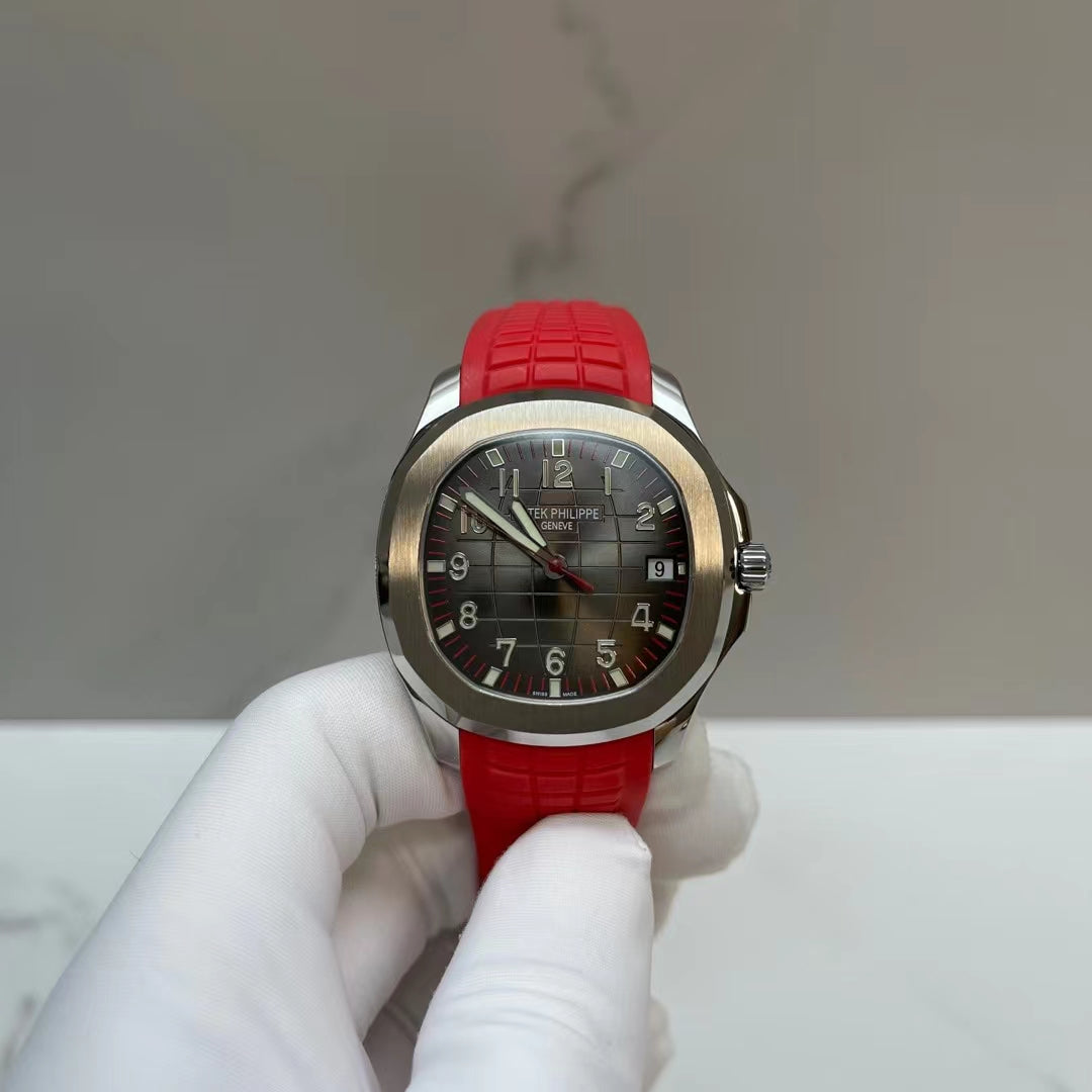 PTP Aquanaut (silver & red dial)