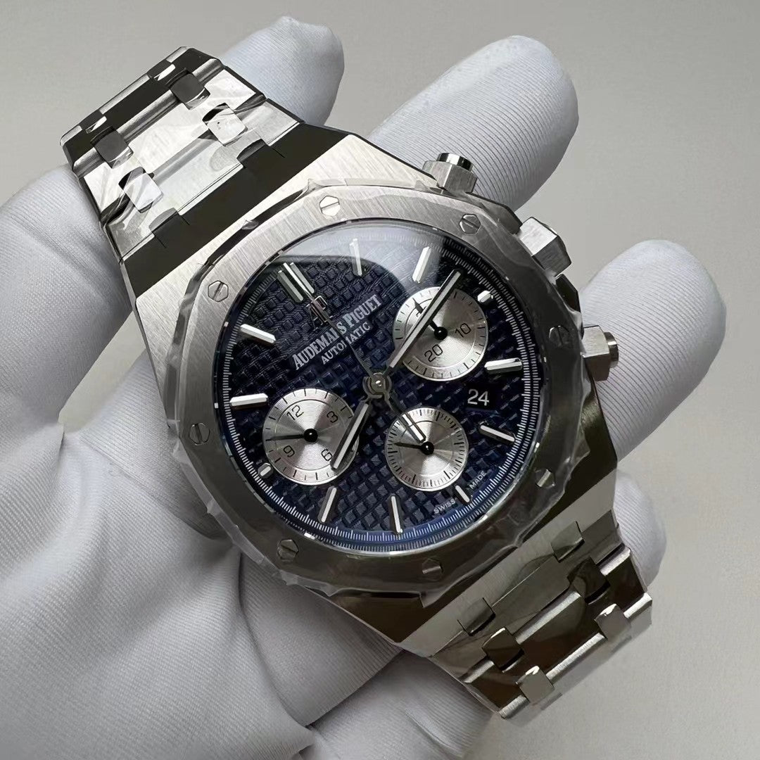 APW Royal Oak Chronograph (Blue & silver dial)