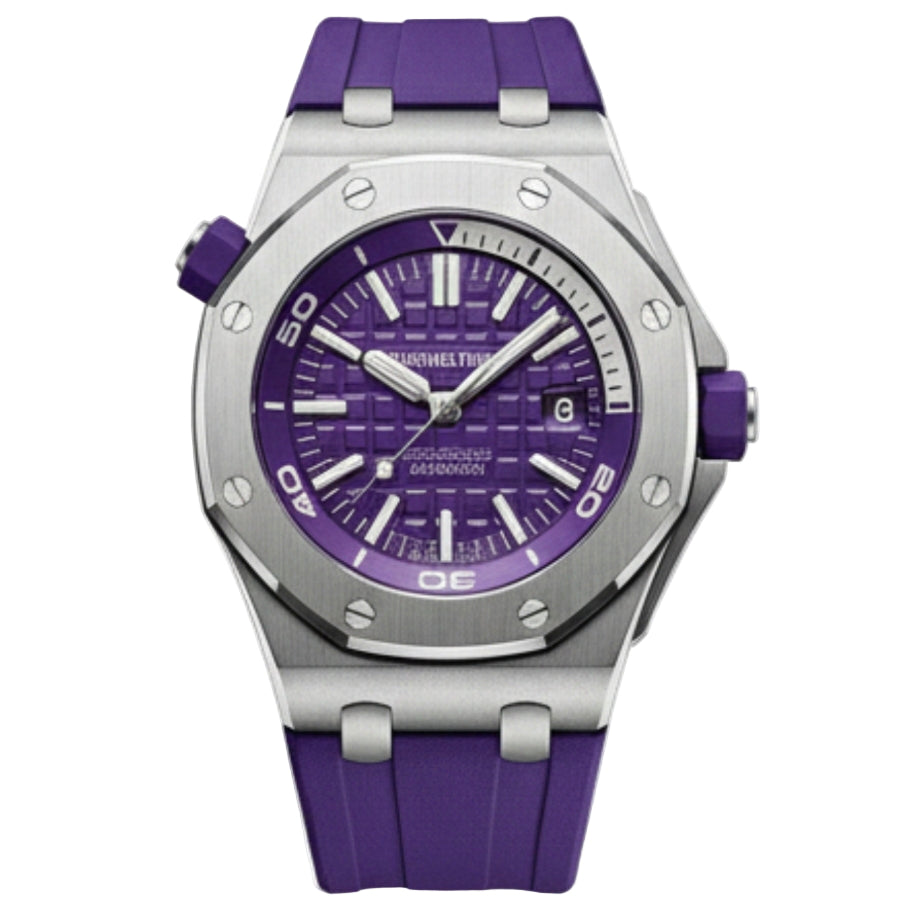 APW Royal Oak offshore diver (purple dial)
