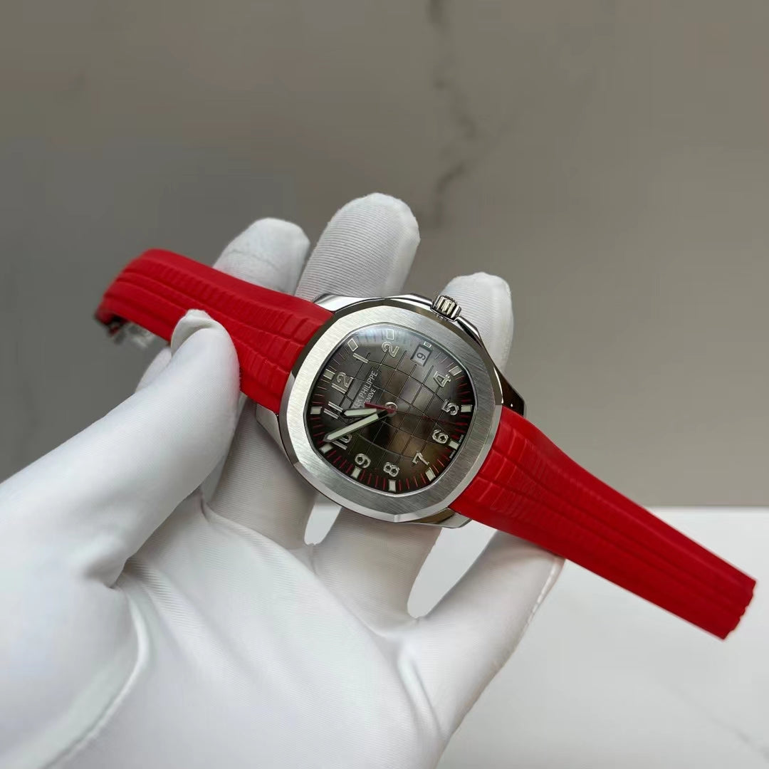PTP Aquanaut (silver & red dial)