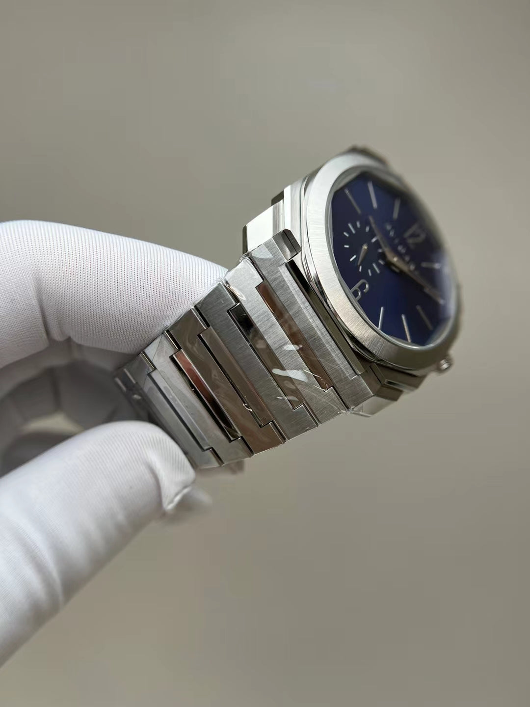 BLG Octo Finissimo Automatic (Steel, Blue Dial)