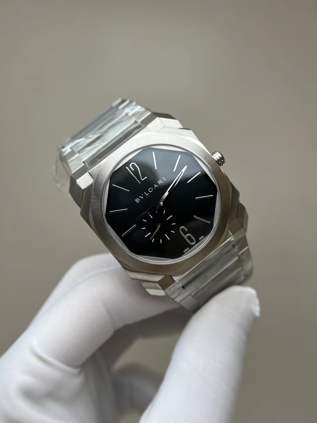 BLG Octo Finissimo Automatic (Steel, Black Dial)