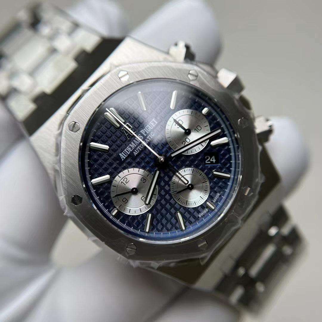 APW Royal Oak Chronograph (Blue & silver dial)